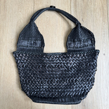 Rafe New York Black Woven Tote - AS IS