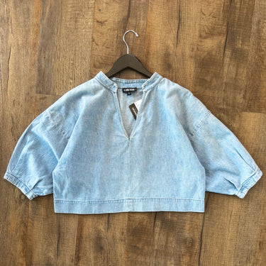 Ilana Kohn Boxy Denim Top, xsmall