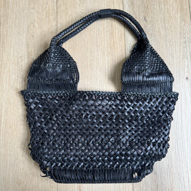 Rafe New York Black Woven Tote - AS IS