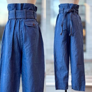 Caron Callahan High Waist Paperbag Pants, XSmall