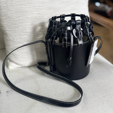 The Ballen Black Bucket Bag, Small