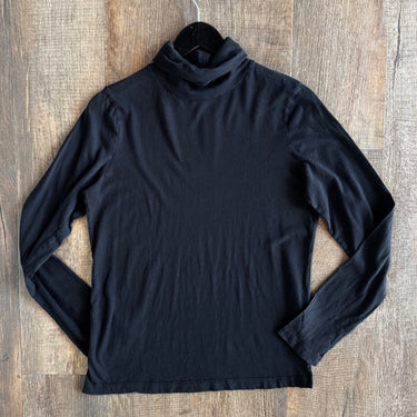 Alex Mill Black Turtleneck Top, medium