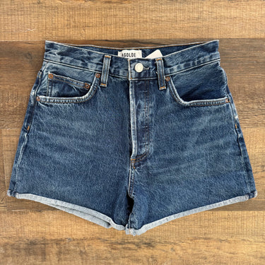 Agolde Dark Wash Dee Shorts, 26