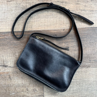 Madewell Black Leather Crossbody