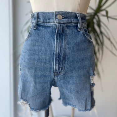Abercrombie & Fitch 90's High Rise Cut Off Shorts, 26