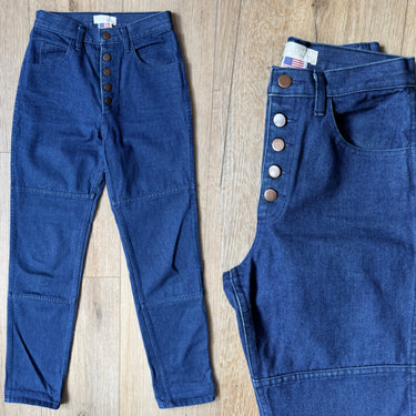 Carleen High Rise Patch Jeans, 4