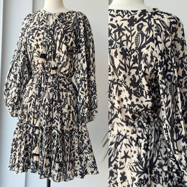 Carolina K Viola Puff Sleeve Dress, Medium