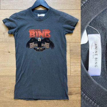 Anine Bing Eagle Tee(Kids), Kids 4/6 fits Womens XXS