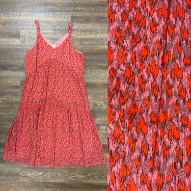 Joie Red & Pink Patterned Dress, XXLarge