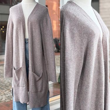 Madewell Lavender Open Long Cardigan AS IS, Medium