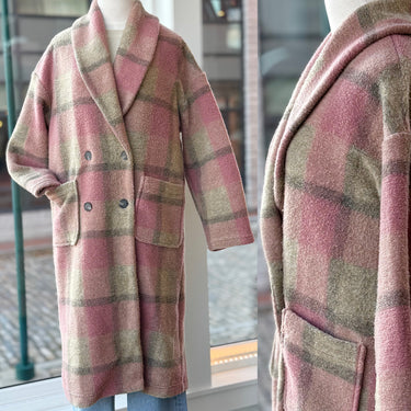 Xirena Long Plaid Duster, Small