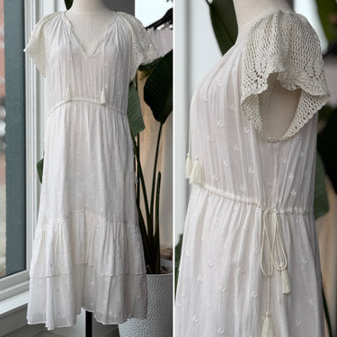 Ulla Johnson Ivory Embroidered Dress, 10