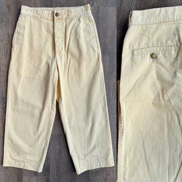 B Sides Pale Yellow Trouser Jeans, 26