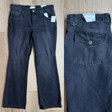 We The Free NWT Black Flora Low Rise Boot Cut Jeans, 29