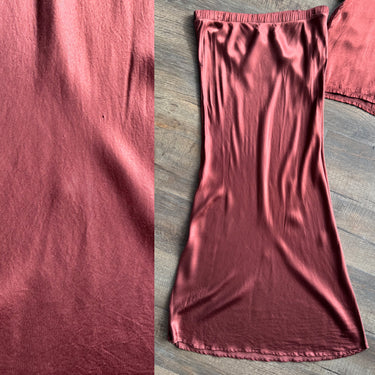 Nation Los Angeles Long Chestnut Skirt, Large