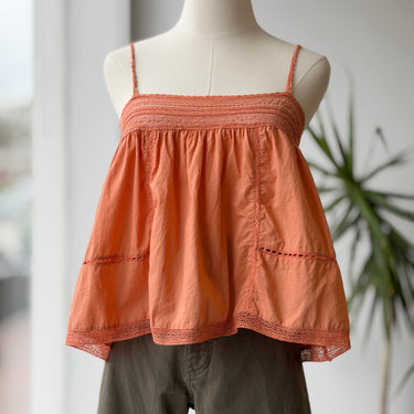 The Great Heirloom Cami Top in Peach Nectar, 2/Medium