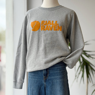 Fjall Raven Grey Crewneck Sweatshirt, Medium