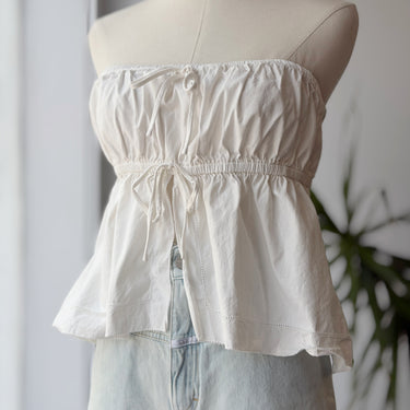 Reformation  Rowen Top in Ivory, XLarge