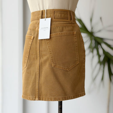 La Ligne NWT The Kate Mini Skirt in Khaki, 26