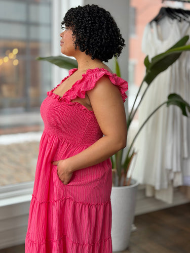 Hill House Pink Stripe Nap Dress, XXLarge