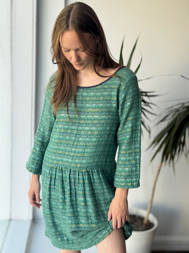 Ace & Jig Green Woven Dress, Medium
