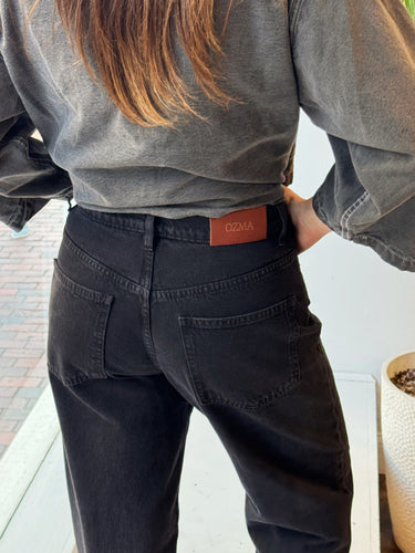OZMA Black Wide Leg Jeans, 27