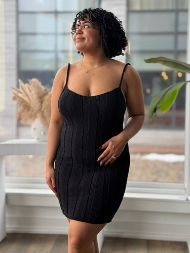 Paloma Wool NWT Guacimara Black Knit Dress, XLarge