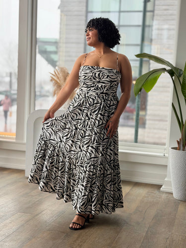 La Ligne NWT Black & White Sofia Dress, XLarge