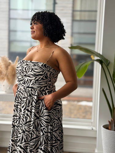 La Ligne NWT Black & White Sofia Dress, XLarge