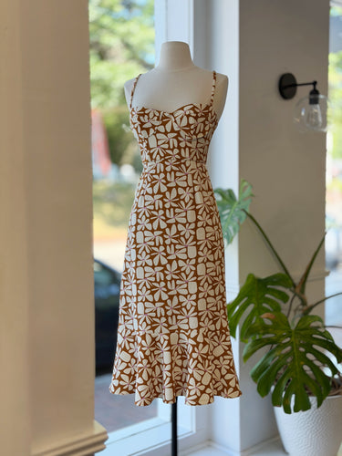 Hutch Floral Midi Dress, XSmall