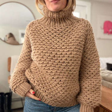 I Love Mr Mittens Thick Knit Turtleneck Sweater, XS/Small