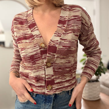 Veronica Beard Lucelia Space Dyed Cardigan, XSmall