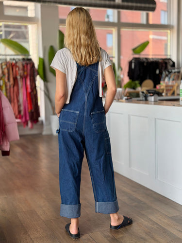 Carhartt Dark Denim Overalls- as is, Men's 36x34