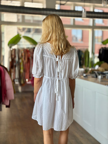 Natalie Martin Ivory Tiered Dress, XSmall