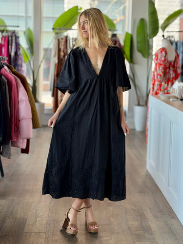 The Great Black Eyelet Dress, 3