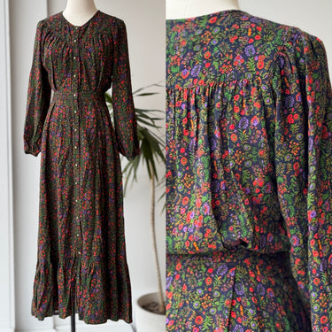 Xirena Esme Dark Floral Dress, Small