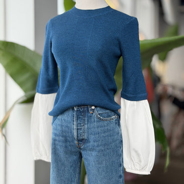 Veronica Beard NWT Tucci Mixed Media Sweater, Small
