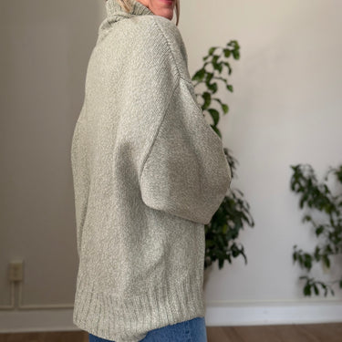 James Street Co NWT Oversized Finn Marled Turtleneck Sweater, Small/Medium