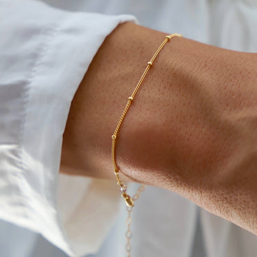 DELICATE BALL CHAIN BRACELET