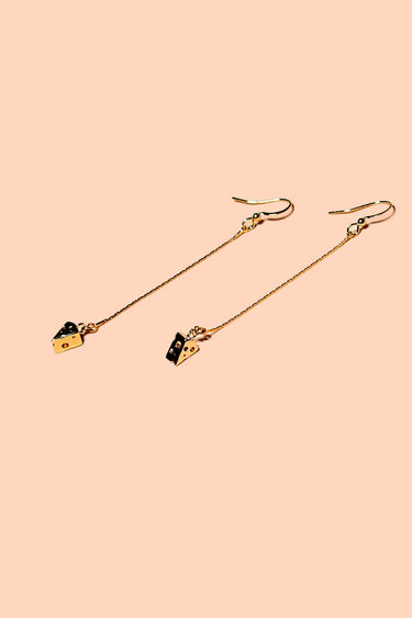 Slice O' Life Earring - 18K Gold Plated