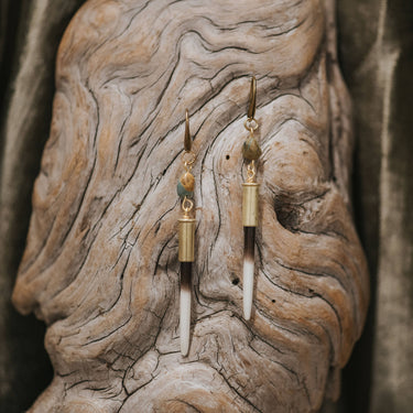 Yellowstone Beth Dutton Quill Earrings // Turq Hook Variant