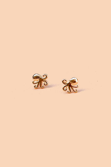 Octopus Studs - 18K Gold Plated